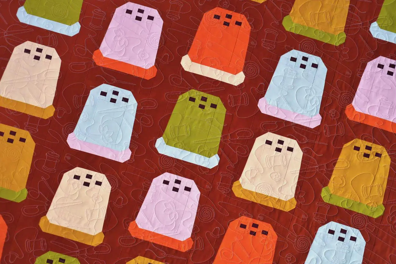 Thimbles Quilt Pattern (Printed) by Pen + Paper Patterns | Throw Size Quilt | Beginner Friendly