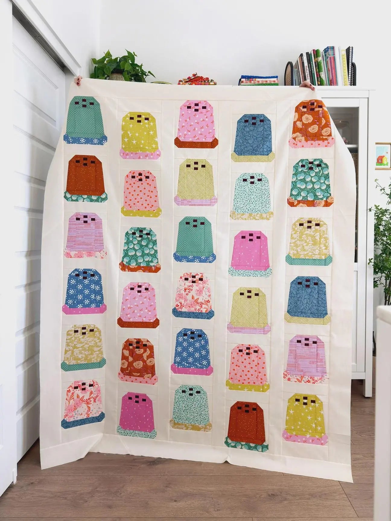 Thimbles Quilt Pattern (Printed) by Pen + Paper Patterns | Throw Size Quilt | Beginner Friendly