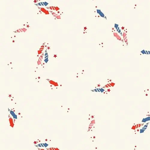 Bloomin’ Americana 10” Squares Fabric | AGF Layer Cake 42 Pcs | Art Gallery Fabrics Precut | Patriotic Quilting Cotton