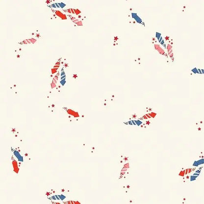 Bloomin’ Americana 10” Squares Fabric | AGF Layer Cake 42 Pcs | Art Gallery Fabrics Precut | Patriotic Quilting Cotton