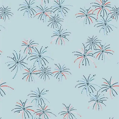 Bloomin’ Americana 10” Squares Fabric | AGF Layer Cake 42 Pcs | Art Gallery Fabrics Precut | Patriotic Quilting Cotton