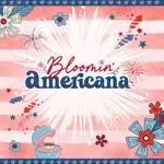 Bloomin’ Americana 10” Squares Fabric | AGF Layer Cake 42 Pcs | Art Gallery Fabrics Precut | Patriotic Quilting Cotton