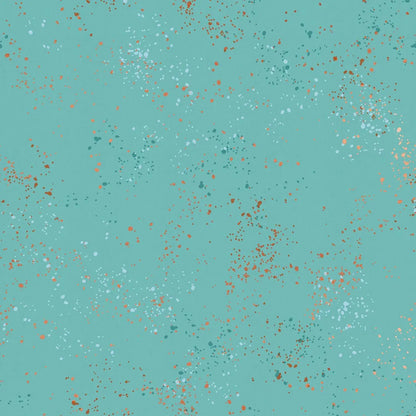 Speckled Metallic Turquoise Fabric – Ruby Star Society by Rashida Coleman Hale | RS5027 72M | Quilting Cotton