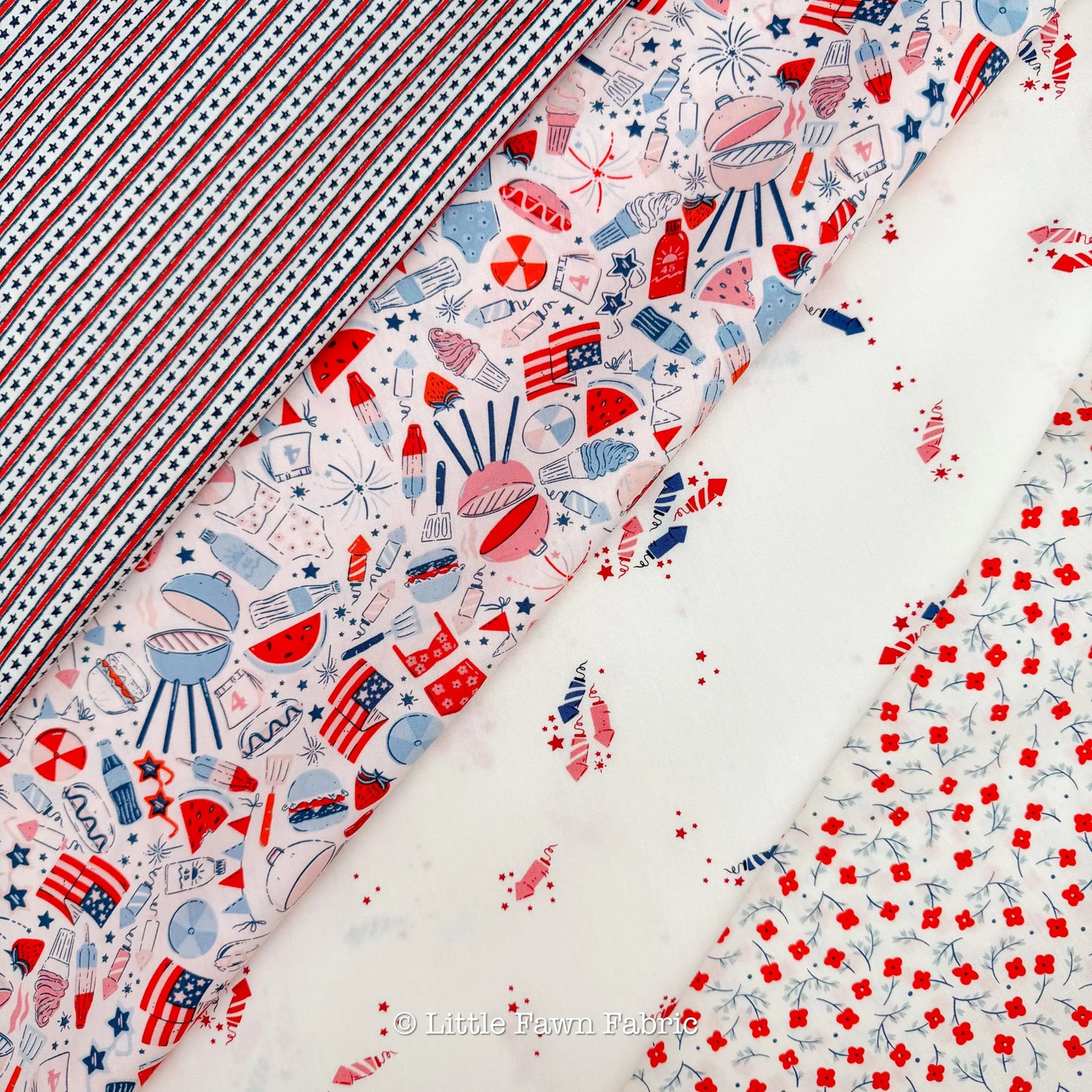 Bloomin’ Americana Fabric Bundle | Full Collection 14 Prints