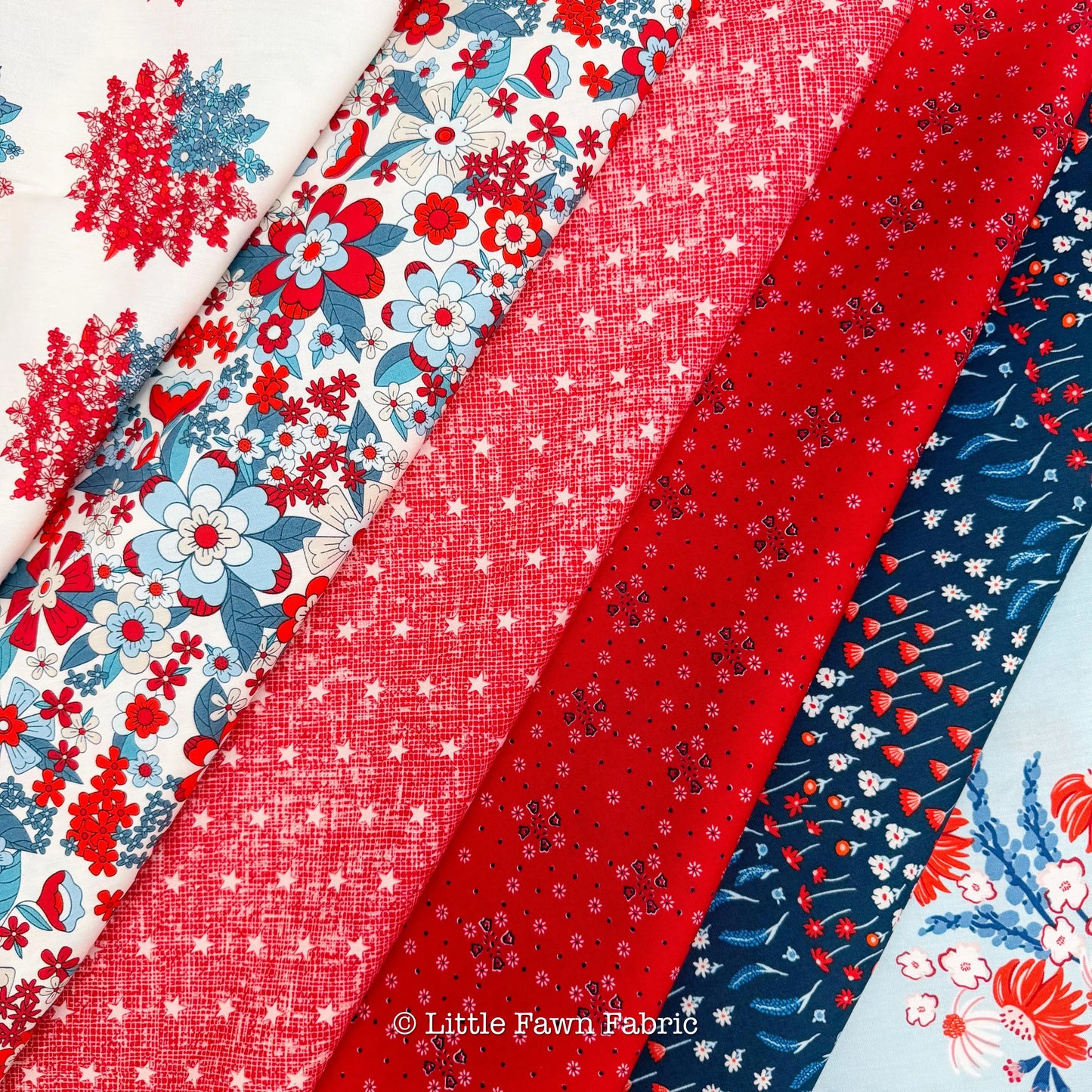 Bloomin’ Americana Fabric Bundle | Full Collection 14 Prints