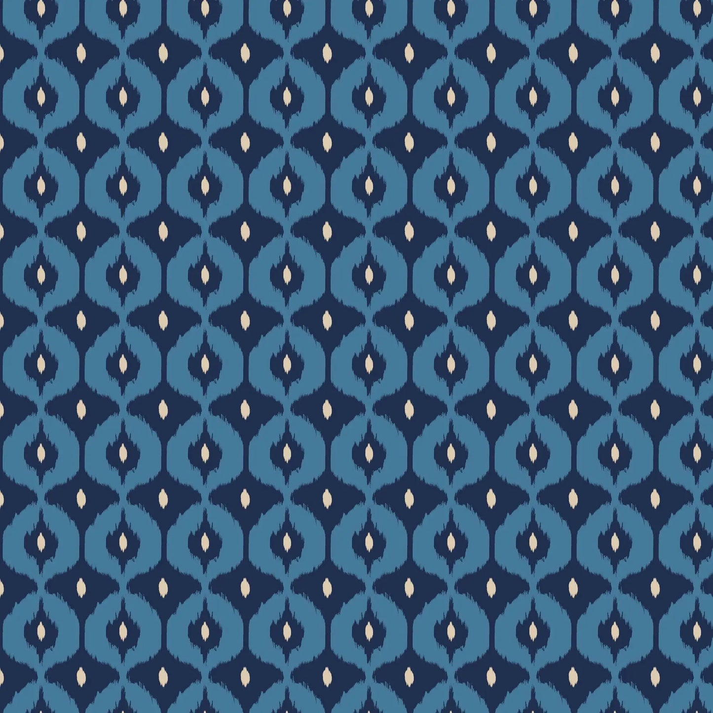 Bazaar Navy Blue Fabric by the Yard | Cloud9 Organic Cotton Quilt Fabric | Modern Geometric Blender 44/45"