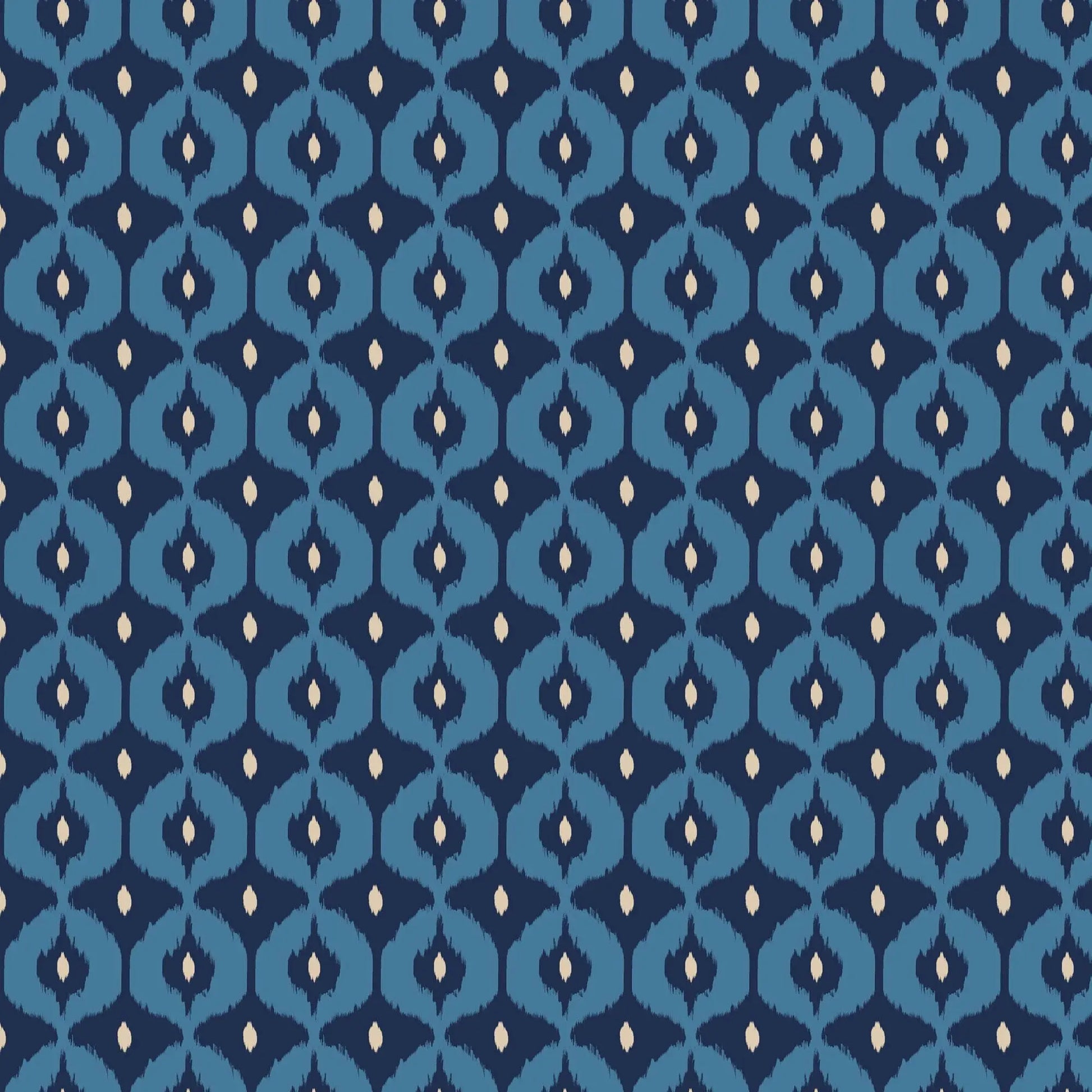 Bazaar Navy Blue Fabric by the Yard | Cloud9 Organic Cotton Quilt Fabric | Modern Geometric Blender 44/45"