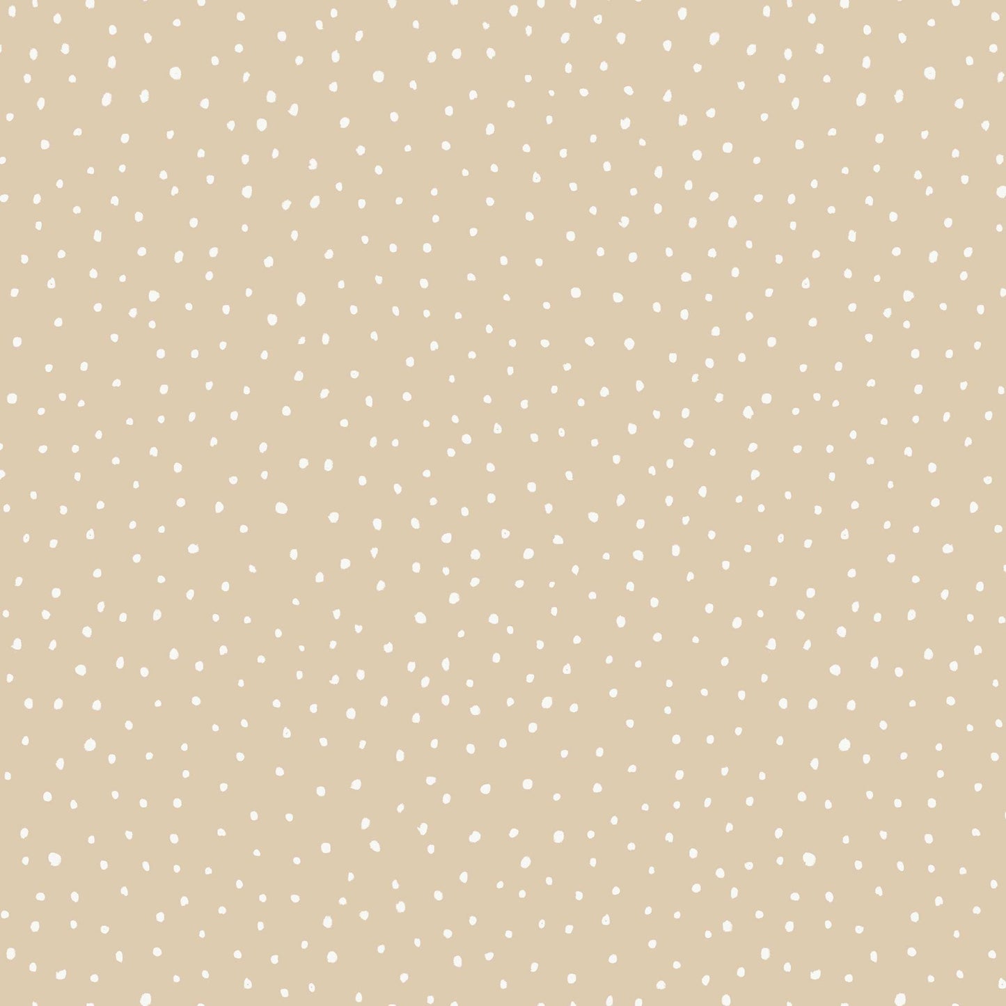 Dots Sand Fabric by the Yard | Alison Janssen Jubilant | Cloud9 Organic Cotton | Neutral Quilt Blender | 44 Inch Wide