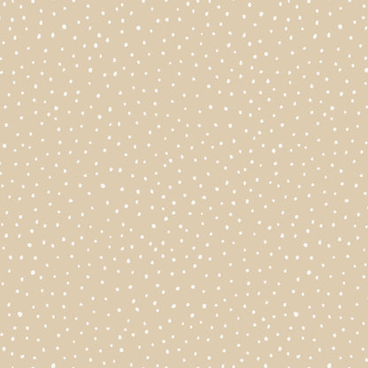Dots Sand Fabric by the Yard | Alison Janssen Jubilant | Cloud9 Organic Cotton | Neutral Quilt Blender | 44 Inch Wide
