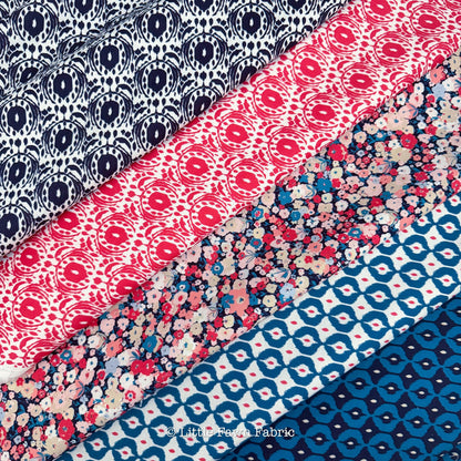 Jubilant Organic Cotton Full Collection Bundle – Alison Janssen for Cloud9 – 17 Print Fat Quarter or Half Yard Quilt Fabric Set