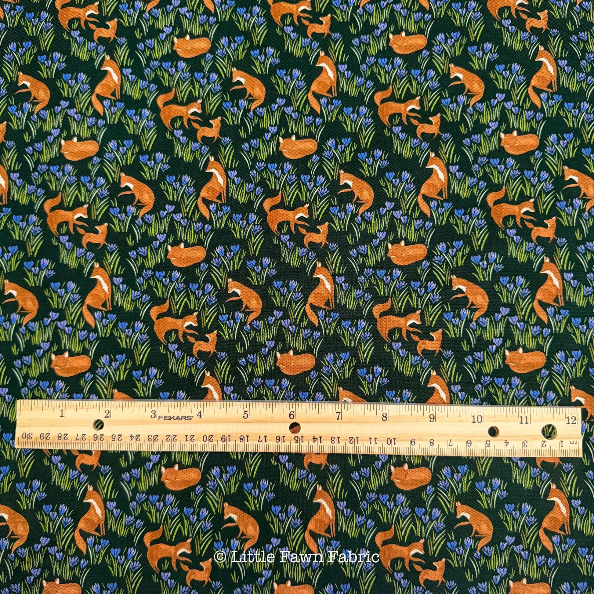 Woodland Reverie Fabric Bundle | Dear Stella by Fay Nye | Fox Deer Hedgehog Cotton Fabric | 4 Piece Fat Quarter or Half Yard Set