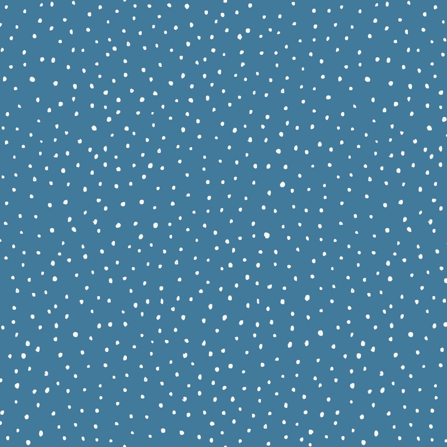 Dots Blue Fabric by the Yard | Alison Janssen Jubilant | Cloud9 Organic Cotton | Blue Quilt Blender | 44 Inch Wide