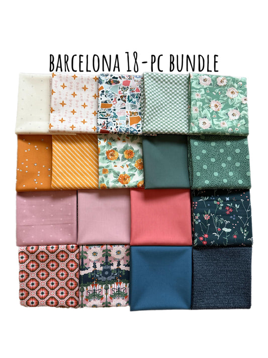 Heather Ross Meadow & Pond Fabric Bundle by Windham Fabrics | 10 Piece Quilt Bundle | Fat Quarter or Half Yard Cotton Fabric Set