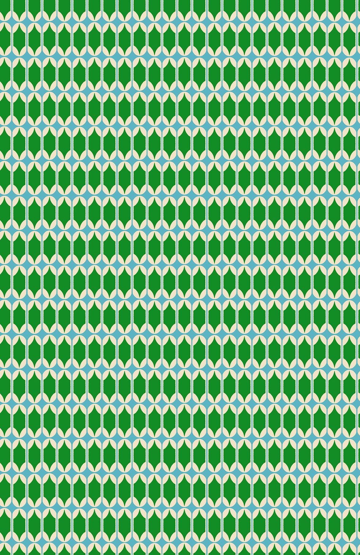 Ruby Star Society Trinketry Deep Verdant Geometric Fabric | Melody Miller Retro Blender Print | Quilting Cotton Half Yard or Yard