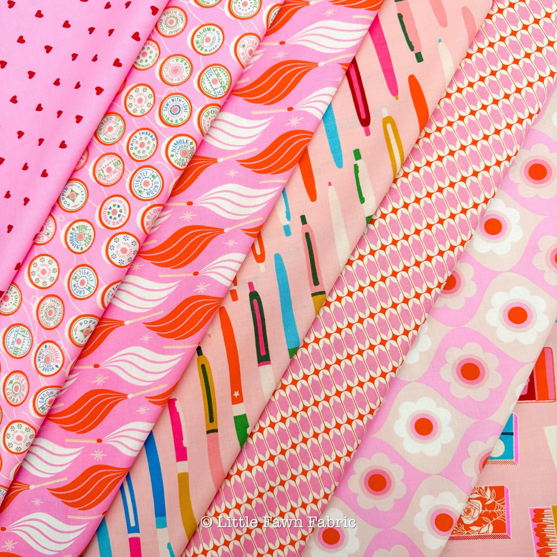 Trinketry Fabric Bundle – 28 Piece Fat Quarter Full Collection | Ruby Star Society | Melody Miller | Quilting Cotton Bundle