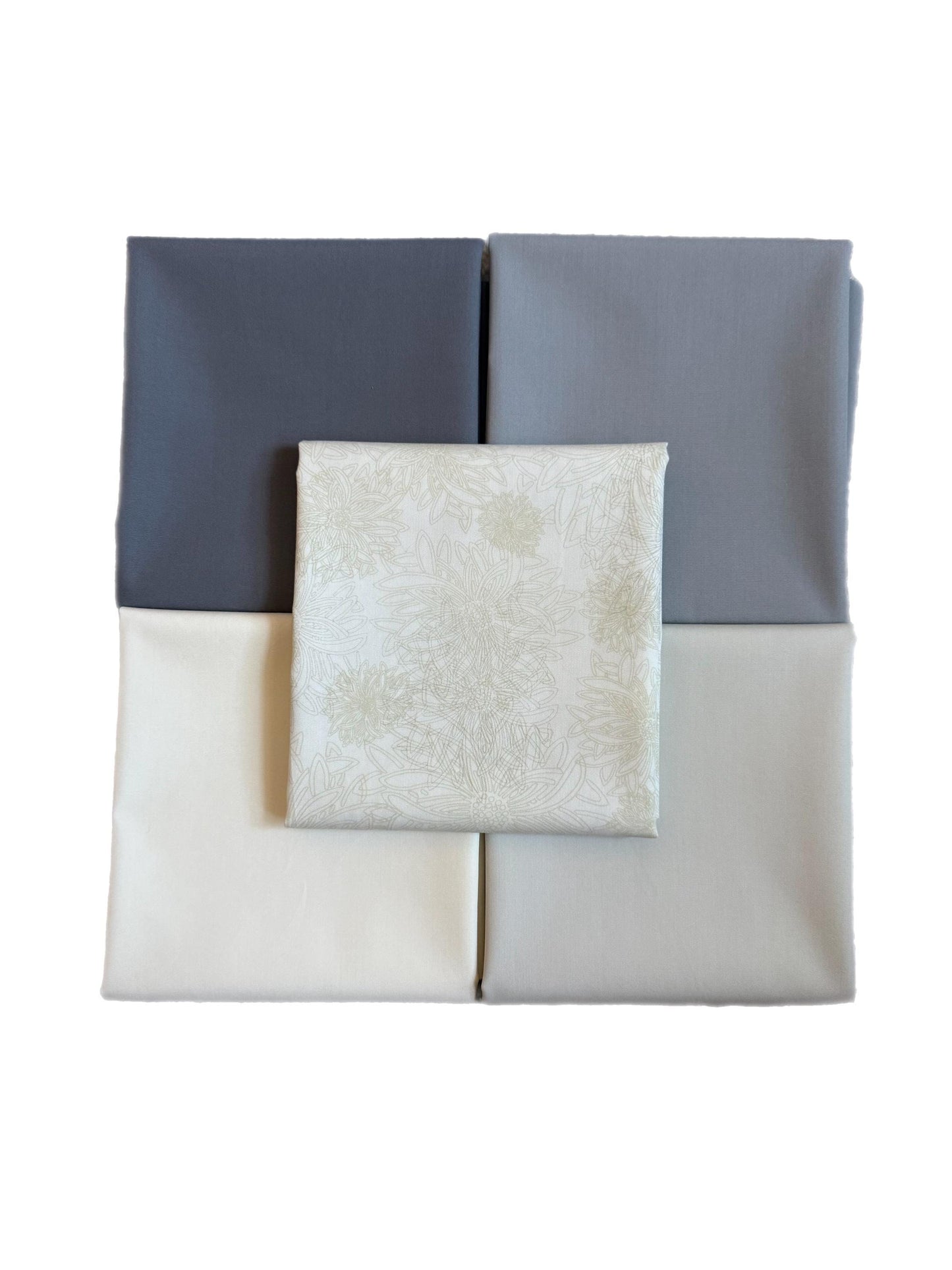 AGF Neutral Fabric Bundle | Soft Stone 5 Piece Fat Quarter or Half Yard Bundle | Art Gallery Fabrics Modern Quilt Cotton