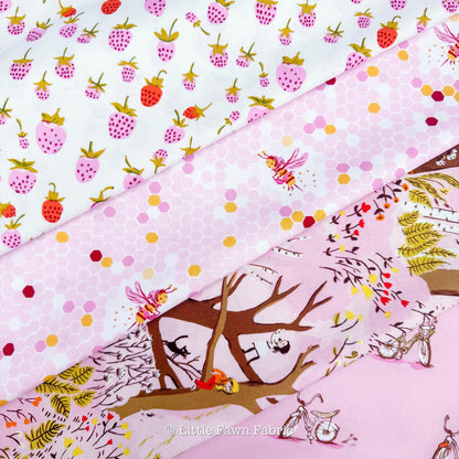 Heather Ross Meadow & Pond Fabric Bundle by Windham Fabrics | 10 Piece Quilt Bundle | Fat Quarter or Half Yard Cotton Fabric Set