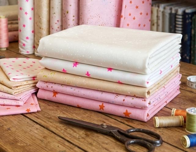 Blush Stardust Fabric Bundle - 5PC FQ/Half Yard