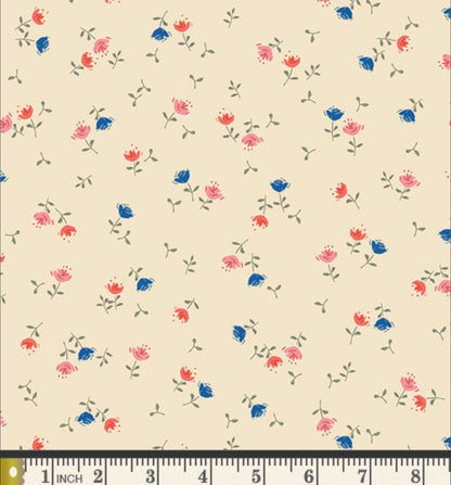 Olivia Radiance Fabric by Art Gallery Fabrics | Minimo Collection by Amy Sinibaldi | Small Floral Cotton Fabric | Quilting Fabric Yardage