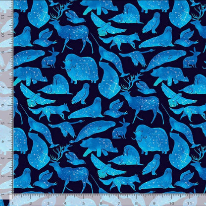 Star Animals – Multi | Northern Skies Collection | Dear Stella Fabrics