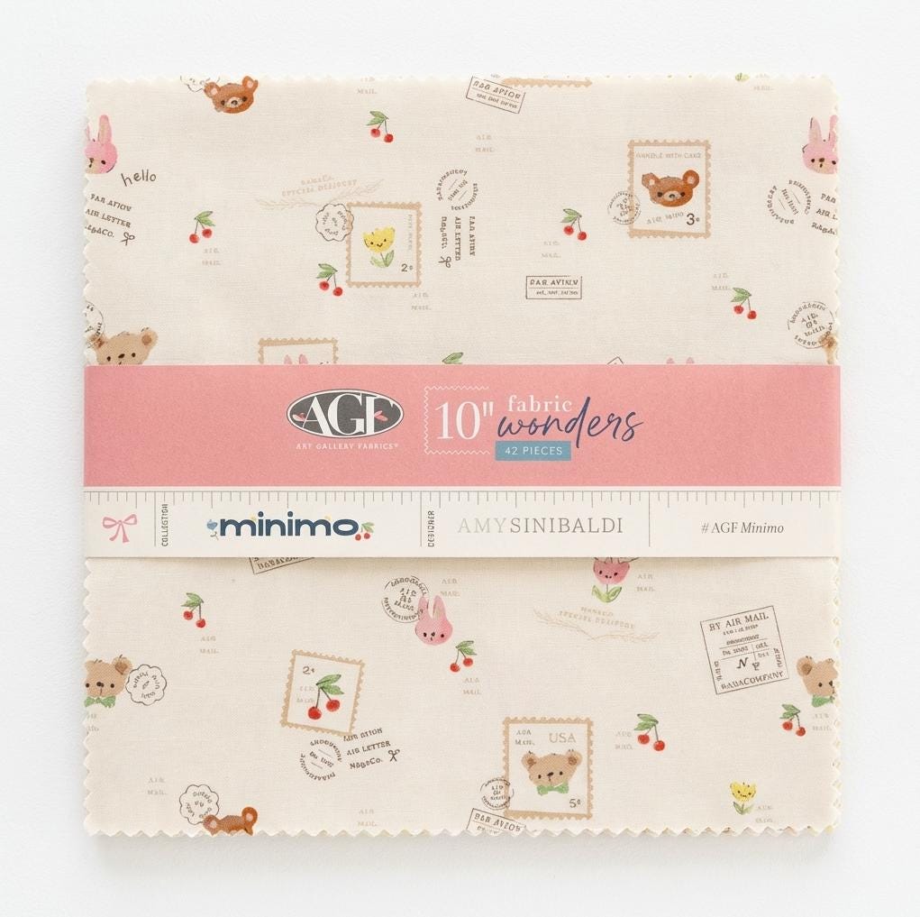 Minimo 10" Squares Layer Cake – 42pcs | Art Gallery Fabrics | Amy Sinibaldi
