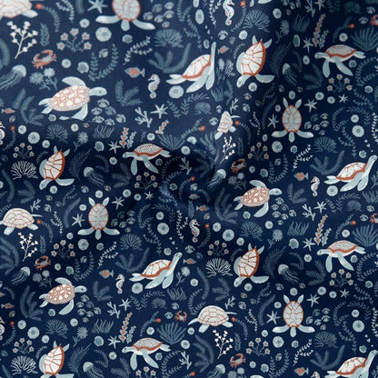 Shell We Dance? – Coastal Harmony Bundle (4-Piece Fat Quarter Bundle)