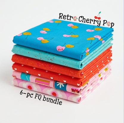 Retro Cherry Pop 6-pc FQ Bundle