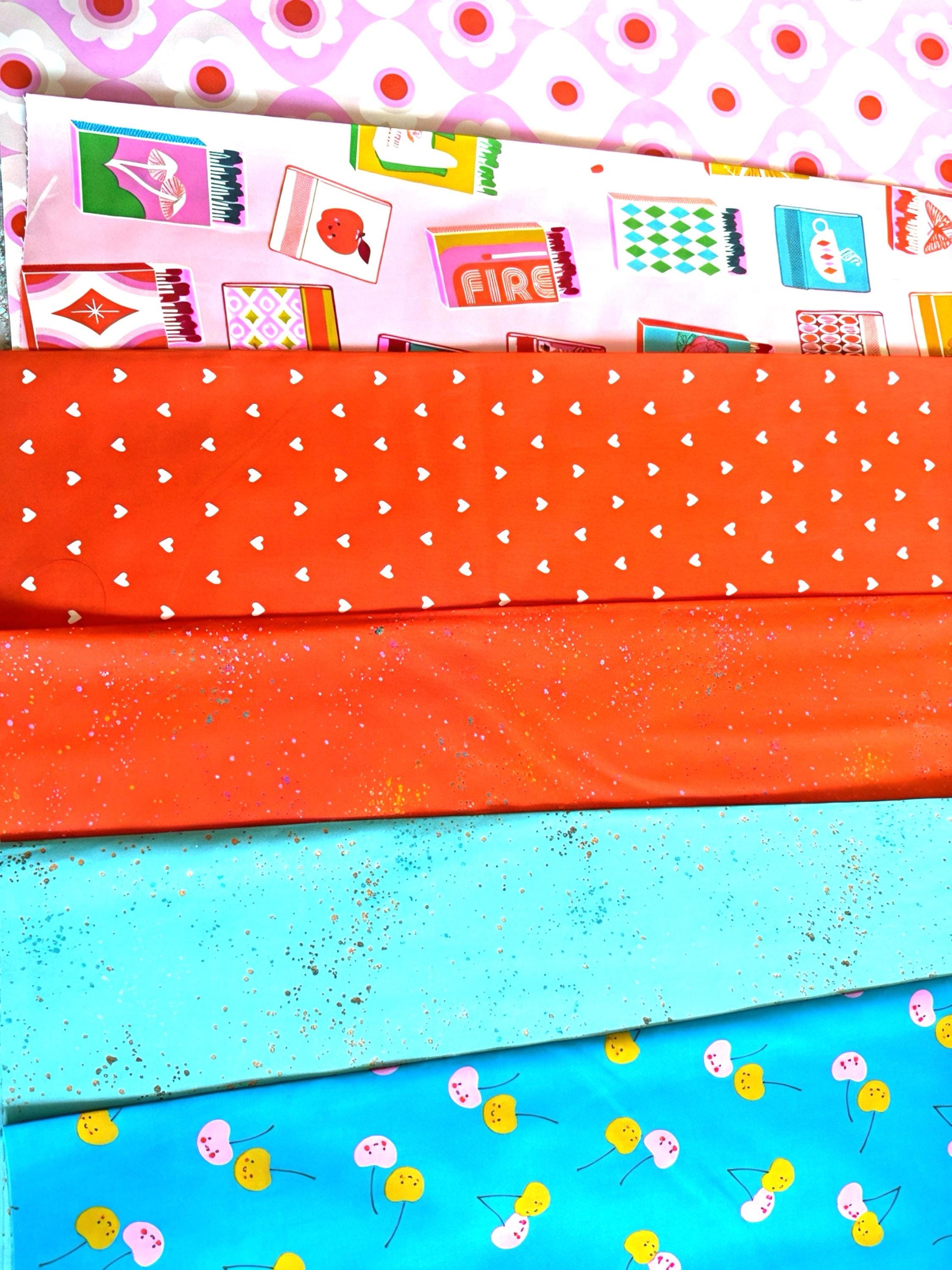 Retro Cherry Pop 6-pc FQ Bundle