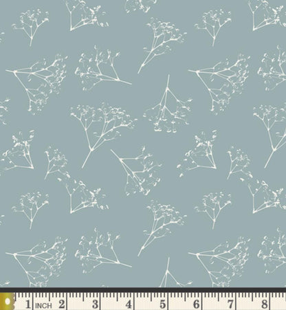 Petal Scatter Fabric Sage | Summer Homestead by Sewcial Bee Collective | Art Gallery Fabrics Floral Blender Cotton Fabric by the Yard