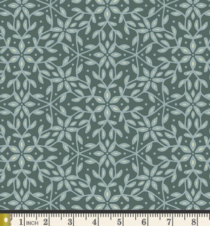 Climbing Ivy Fabric Sage | Summer Homestead by Sewcial Bee Collective | Art Gallery Fabrics Geometric Floral Cotton Fabric by the Yard