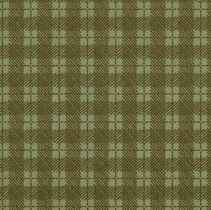 Countryside Plaid Fabric Sage | Summer Homestead by Sewcial Bee Collective | Art Gallery Fabrics Plaid Cotton Fabric by the Yard