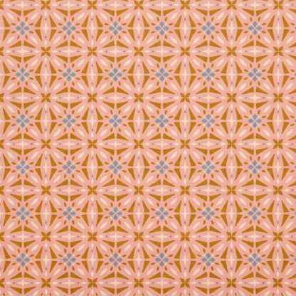Farmhouse Kitchen Fabric Blush Tile | Summer Homestead by Sewcial Bee Collective | Art Gallery Fabrics Geometric Farmhouse Cotton Fabric