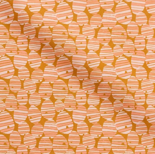 Hive & Seek Fabric Bee Hive Honeycomb Print | Summer Homestead by Sewcial Bee Collective | Art Gallery Fabrics Cotton Fabric