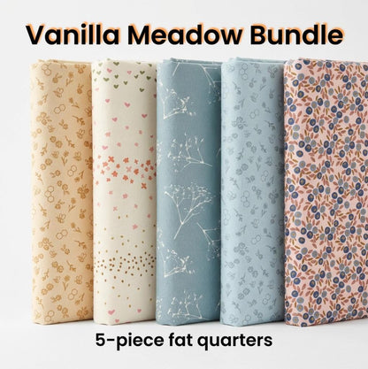 Vanilla Meadow Bundle, Fat Quarter Bundle (5 Pieces)