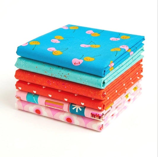 Retro Cherry Pop 6-pc FQ Bundle