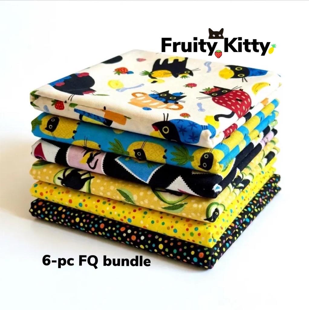 Fruity Kitty 6pc Fat Quarter Bundle