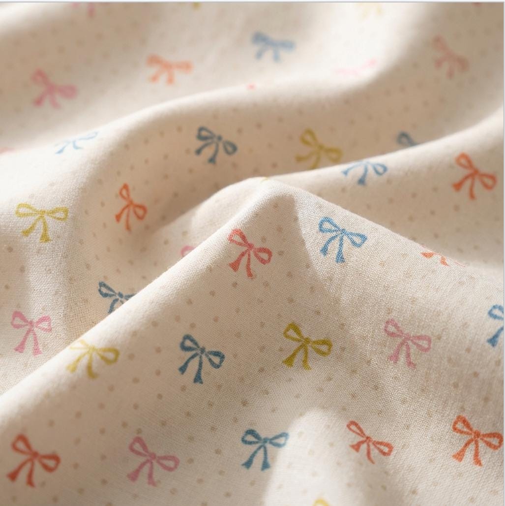 Silk Thread Cloud Fabric by Art Gallery Fabrics | Minimo Collection by Amy Sinibaldi | Bow Fabric Cotton | Neutral Blender Quilting Fabric
