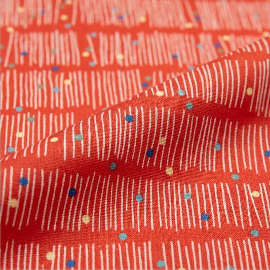 Books Galore Ruby Fabric by Art Gallery Fabrics | Minimo Collection by Amy Sinibaldi | Red Book Print Cotton Fabric | Quilting Fabric