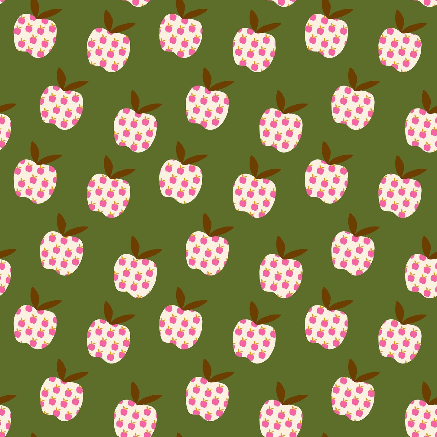 Mystic Fable Big Apple Neon Pink Fabric by Alexia Abegg for Ruby Star Society | Quilting Cotton Yardage | RS4149 16