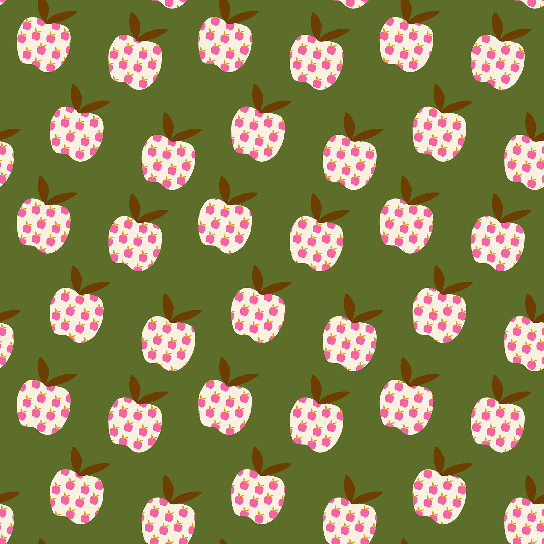 Mystic Fable Big Apple Neon Pink Fabric by Alexia Abegg for Ruby Star Society | Quilting Cotton Yardage | RS4149 16