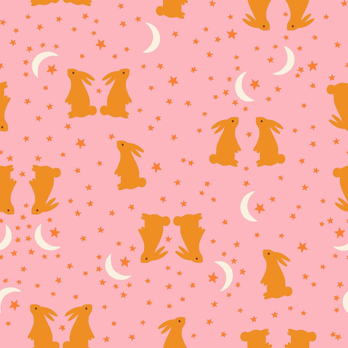 Mystic Fable Bunnies Rosebud Fabric by Alexia Abegg for Ruby Star Society | Quilting Cotton Yardage | RS4147 13