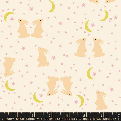 Mystic Fable Bunnies Natural Fabric by Alexia Abegg for Ruby Star Society | Quilting Cotton Yardage | RS4147 11