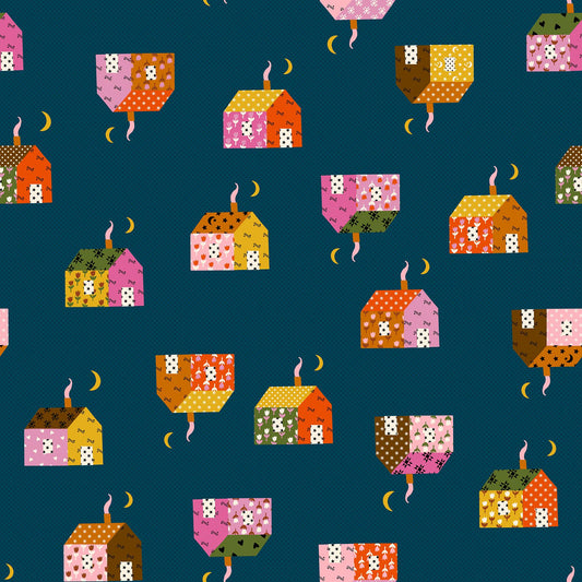 Mystic Fable Little House Galaxy Fabric by Alexia Abegg for Ruby Star Society | Quilting Cotton Yardage | RS4146 13