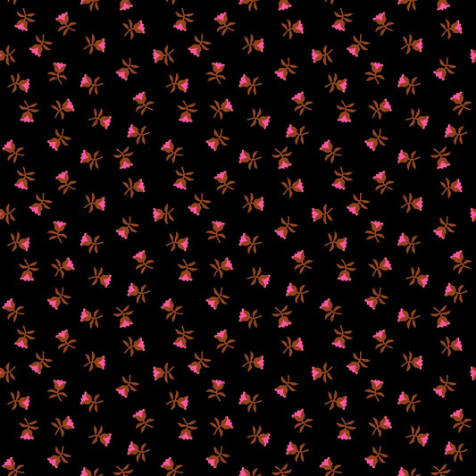 Mystic Fable Sweetflower Soft Black Fabric by Alexia Abegg for Ruby Star Society | Quilting Cotton Yardage | RS4151 18