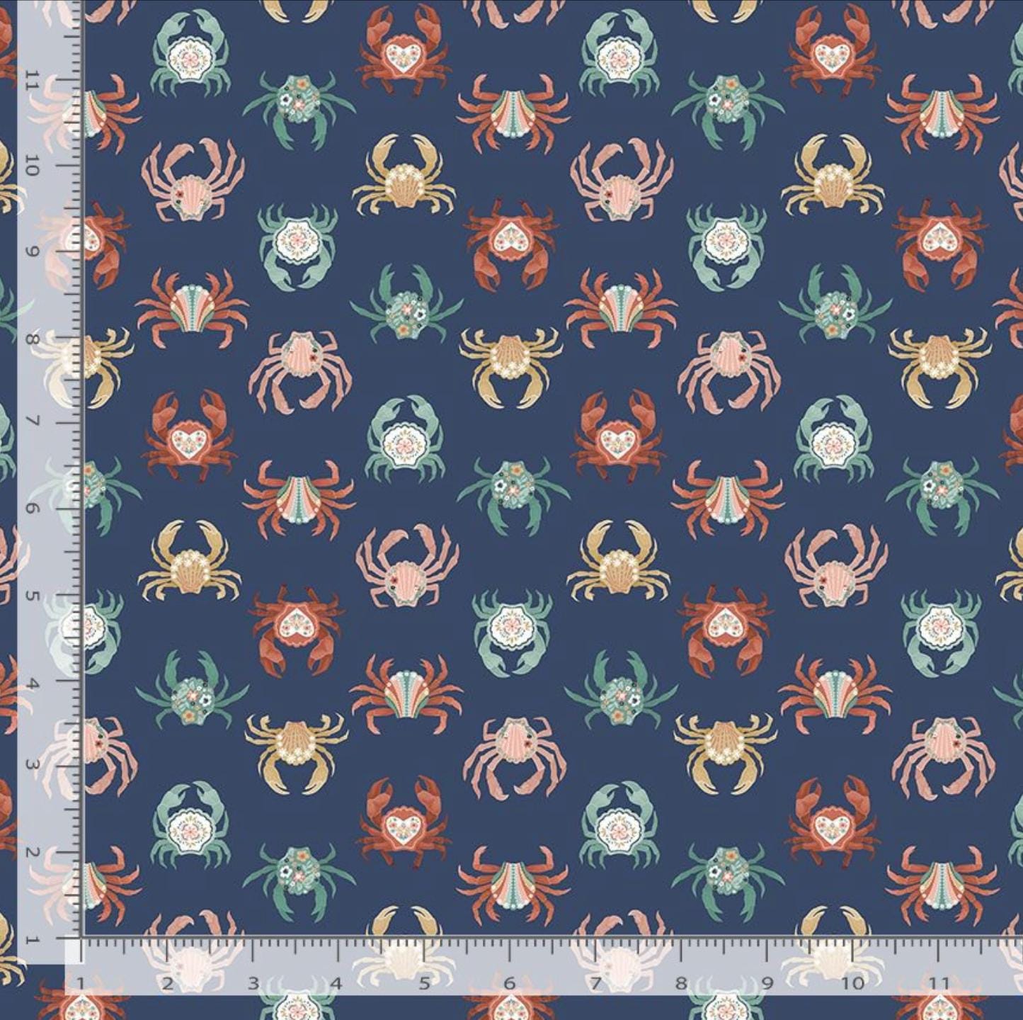 Crabulous – Marina | Shell We Dance? Collection | Dear Stella Fabrics