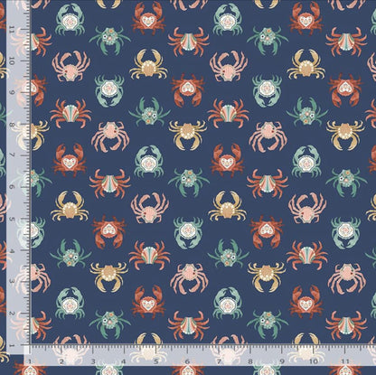 Crabulous – Marina | Shell We Dance? Collection | Dear Stella Fabrics