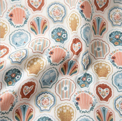Shell We Dance? – Coastal Harmony Bundle (4-Piece Fat Quarter Bundle)