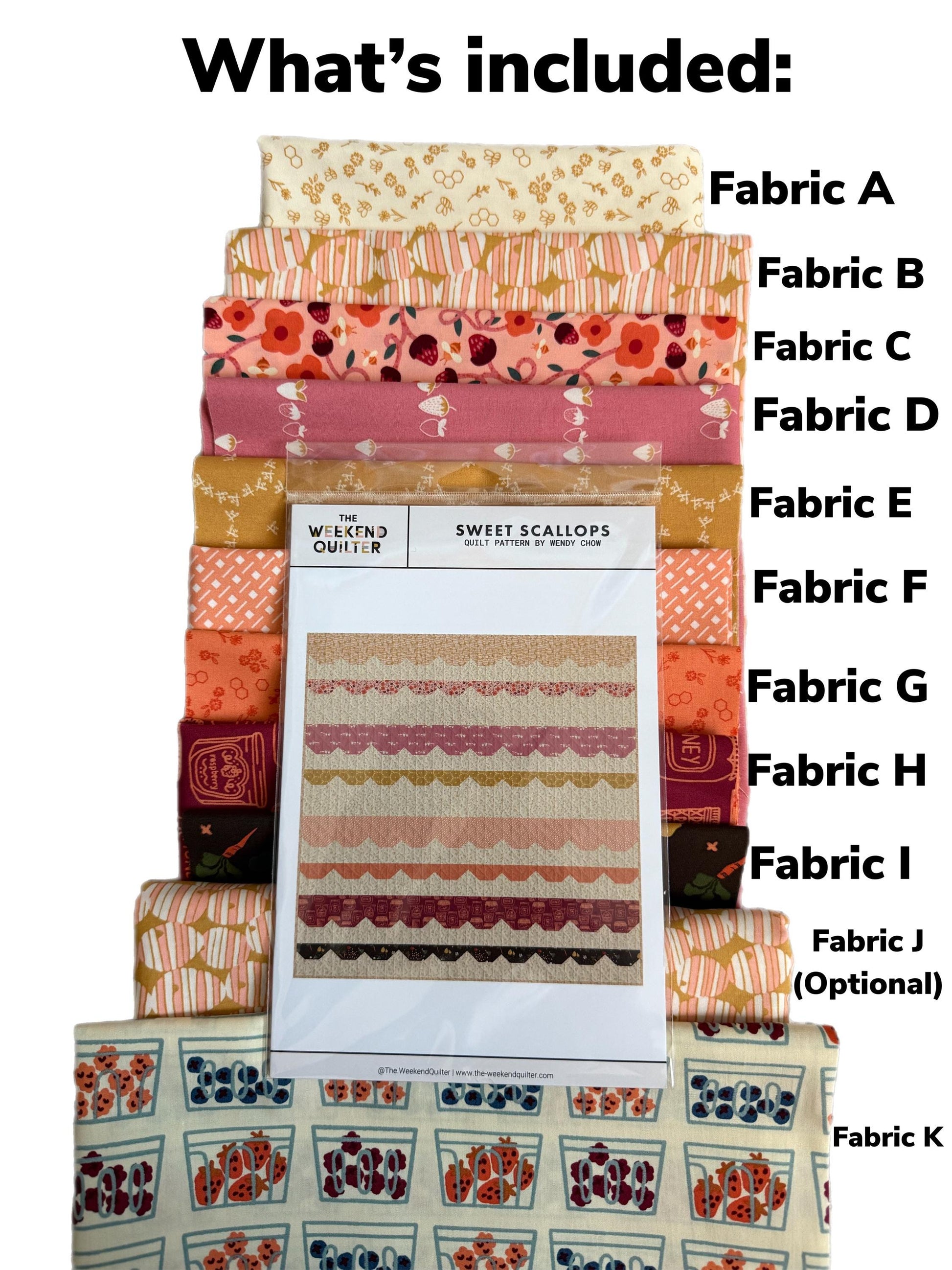 Summerberry Quilt Kit, Summer Homestead Quilt Top Kit, Strawberry Quilt Kit, Art Gallery Fabrics Sewcial Bee Collective, Beginner Quilt Kit