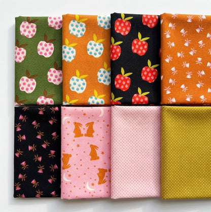 Mystic Fable Apple Bundle by Alexia Abegg for Ruby Star Society | Fat Quarter Bundle | Apple Quilt Fabric Set