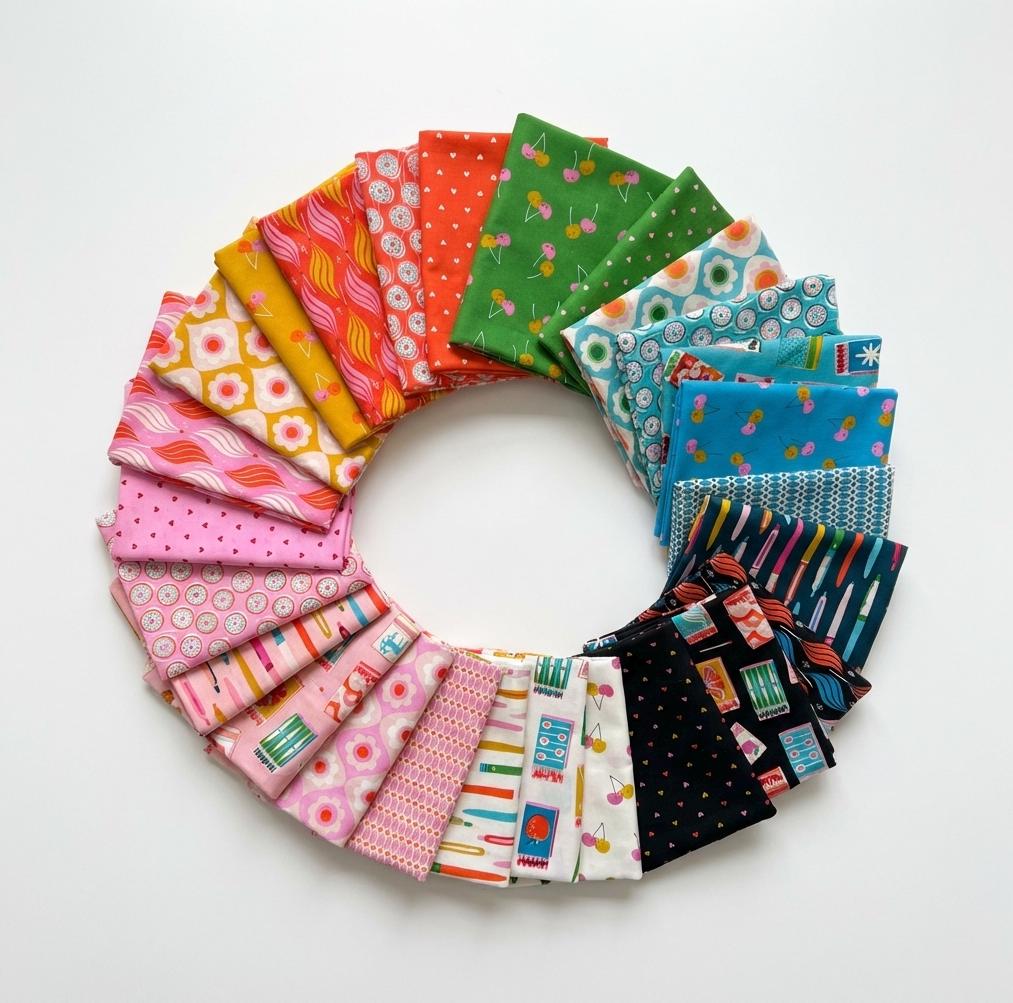 Trinketry Essential Plus Fat Quarter Bundle – 26 Piece Curated Set – Ruby Star Society Fabric – Quilt Ready Cotton Bundle
